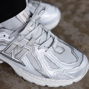 New Balance 1906R Silver - On Feet - Detail