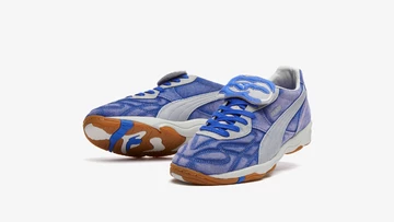 KidSuper x PUMA King Indoor Dart Blue Paar Mood
