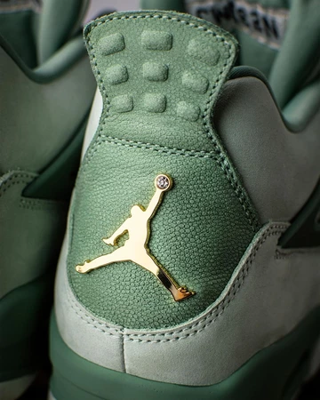 Das Jumpman Logo auf dem Jordan 4