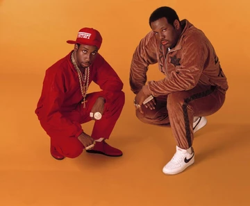 Zwei Rapper tragen den Air Force 1