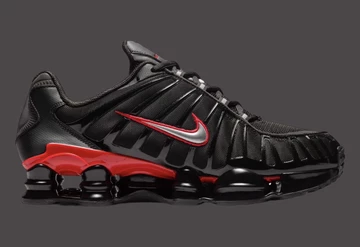 Nike Shox TL Black University Red Außenseite