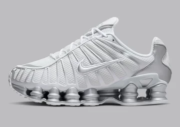 Nike Shox TL White Chrome Innenseite
