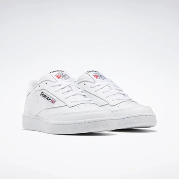 Reebok Club C in weißem Leder