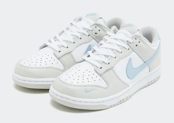 Dunk Low Grey Blue Mini Swoosh Paar
