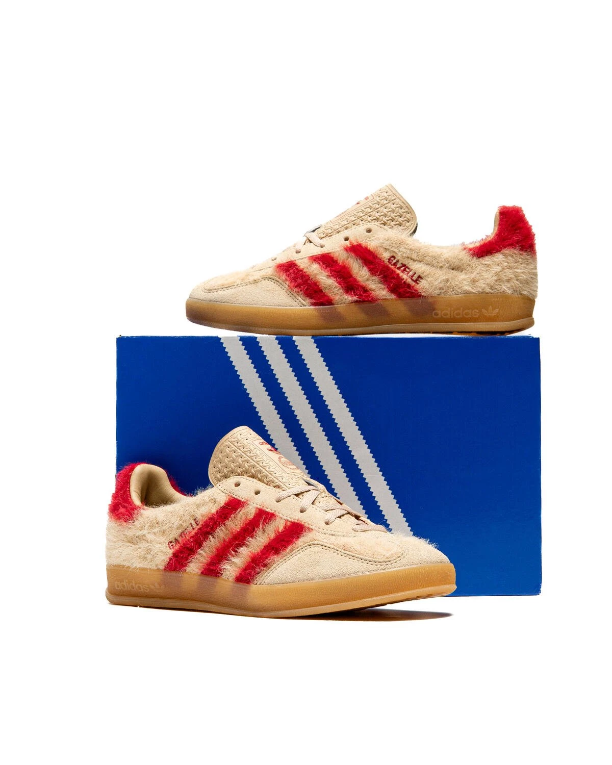 adidas Gazelle Indoor Fur Tan Red JP8341 | Dead Stock