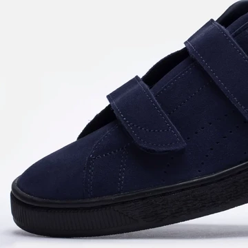 NOAH Puma Suede Classic Velcro Puma Navy Detail Vorne
