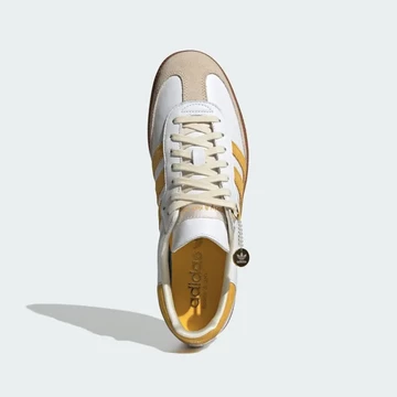 Sporty & Rich adidas Samba White Bold Gold von Oben