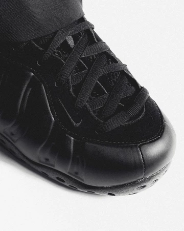 Nike Air Foamposite One Anthracite On Feet Detail