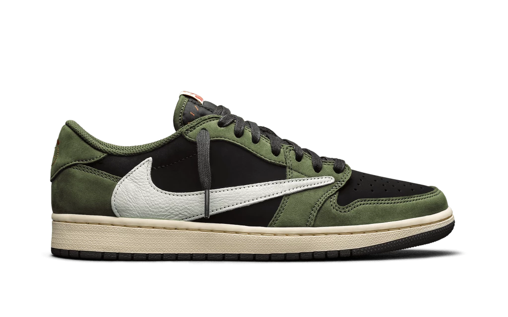 Travis Scott Jordan 1 Low Black Olive DM7866-002 | Dead Stock