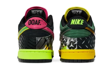 Ducks of a Feather x Nike Dunk Low What the Ducks Home Paar Ferse