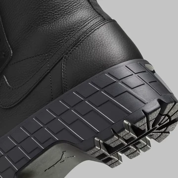 Jordan 1 Brooklyn Black Ferse