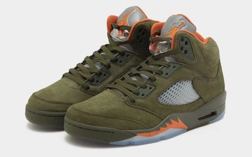 Jordan 5 Olive seitlich