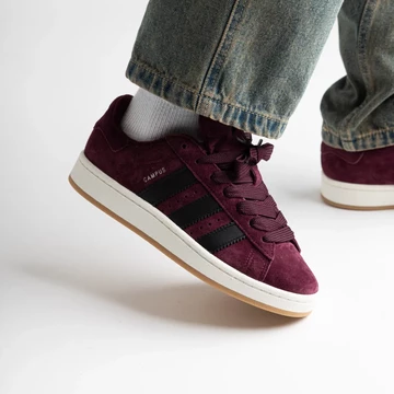 adidas Campus 00s Maroon On Feet Motion