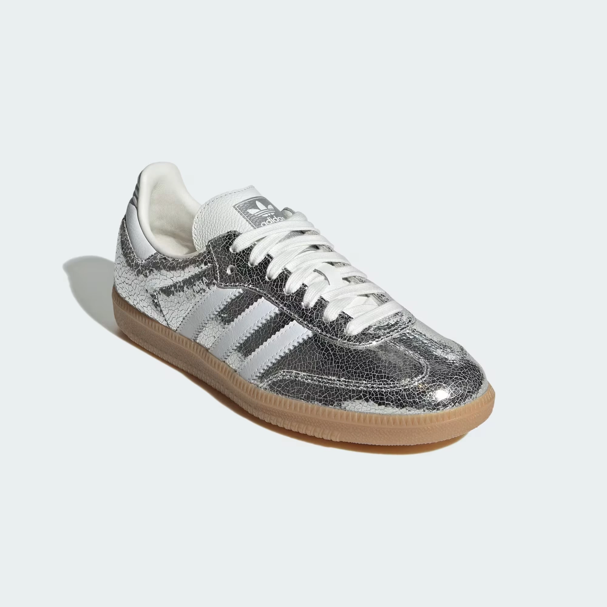adidas Samba Cracked Silver Metallic JR0035 | Dead Stock