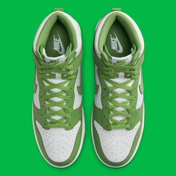 Dunk High Chlorophyll von oben