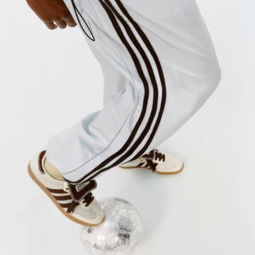 Wales Bonner adidas Samba White Tonal Pony On-Feet von asphaltgold