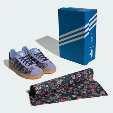 Liberty London x adidas Kids Gazelle Box