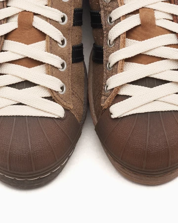 Song for the Mute x adidas Originals Superstar 82 Brown Zehen