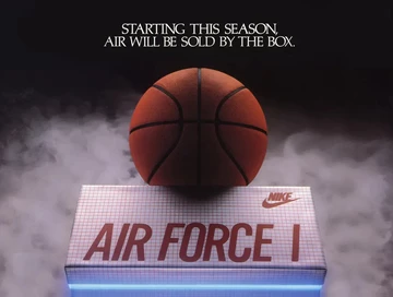 Ein Bild der Werbekampagne vom Air Force 1