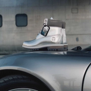 Veneda Carter x Timberland 6 Inch Boot Silver Mood 3