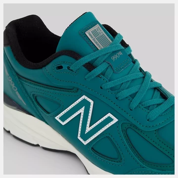 New Balance 990v4 Teal Details