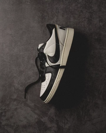 Nike Terminator Low Black Croc Lookbook von Oben einzeln