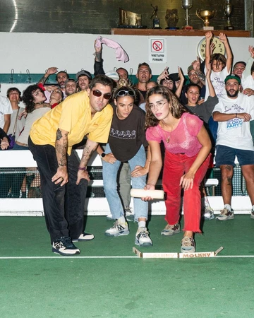 Das Karhu Team beim Spielen