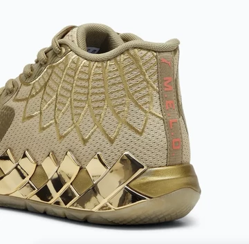 Puma LaMelo Ball MB.01 Golden Child Detail Ferse