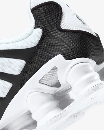 Nike Shox TL Metallic Platinum Ferse Detail