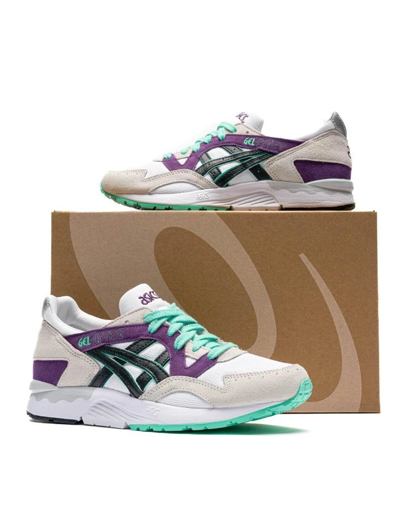 Asics letric gel lyte v white purple teal