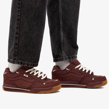 Vans Rowley XLT LX Bitter Chocolate on feet