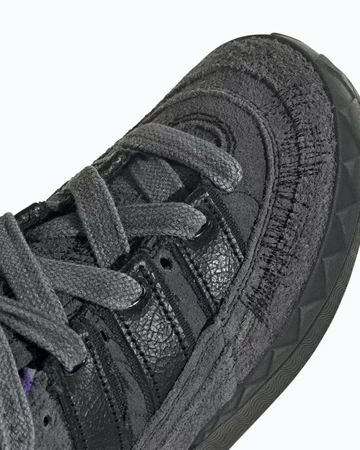 Youth of Paris adidas Adimatic Mid Black Detail Toebox