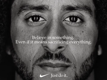 Eine Nike Werbung