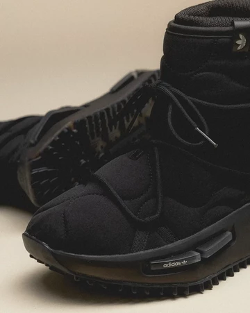 adidas NMD S1 Boot Black Lookbook Detail Toebox