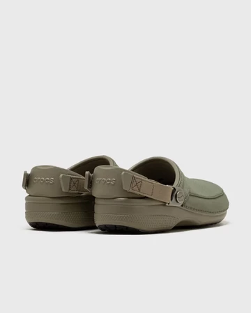 MoPQ Crocs Classic Clogs Khaki von Hinten