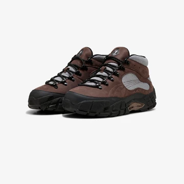 Skepta x Puma Skope Boot Brown Silver Paar seitlich