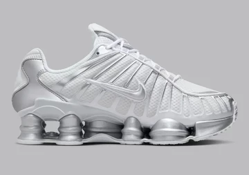 Nike Shox TL White Chrome Außenseite