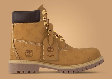 Louis Vuitton x Timberland 6" Premium Waterproof Boot Monogram Wheat Außenseite