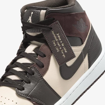 Jordan 1 Mid SE Paris YMCA - Hangtag