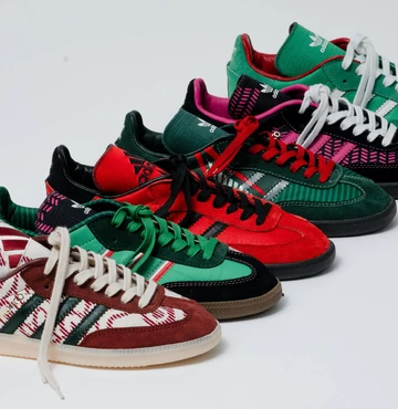 Sechs adidas Samba Colorways