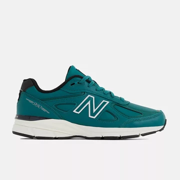 New Balance 990v4 Teal von außen