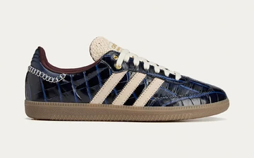 Wales Bonner x adidas Samba Navy Croc Außenseite