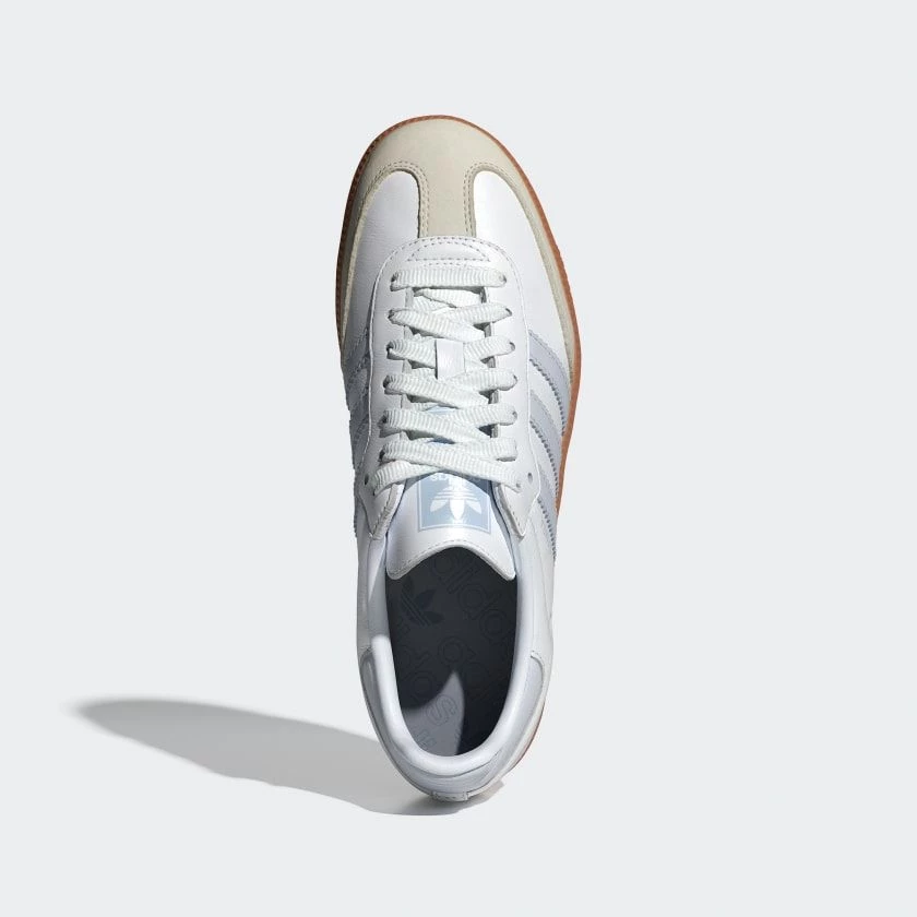 adidas gazelle silver green womens Adidas Samba OG White Halo Blue Gum  Newcop