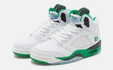 Jordan 5 Lucky Green schräg