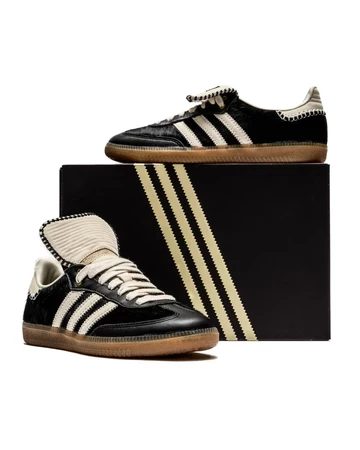 Wales Bonner adidas Samba Black Pony mit Special Box