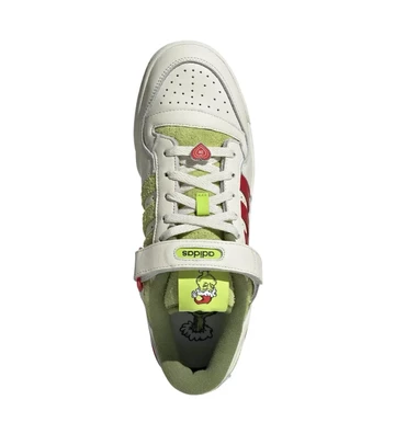 The Grinch adidas Forum Low Green von Oben