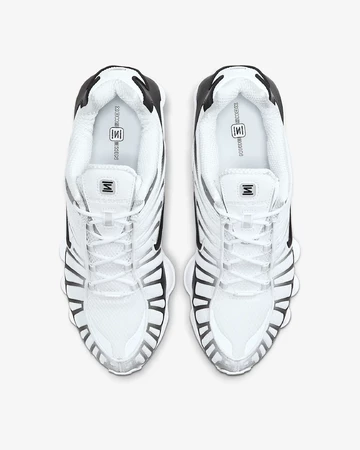 Nike Shox TL Metallic Platinum Paar von oben