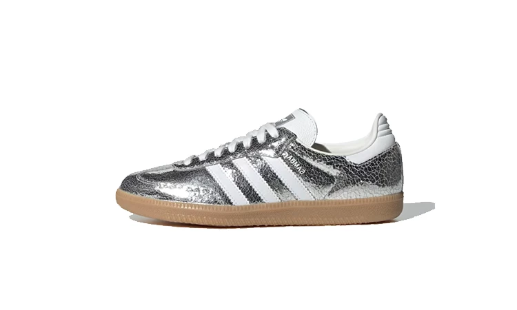 adidas Samba Cracked Silver Metallic