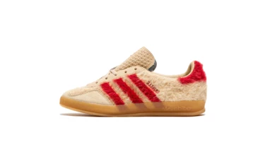 adidas Gazelle Indoor Fur Tan Red