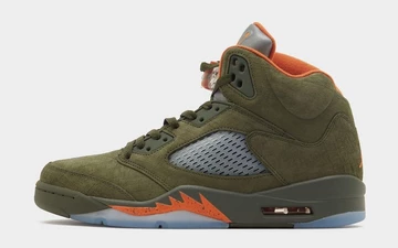 Jordan 5 Olive seitlich rechts